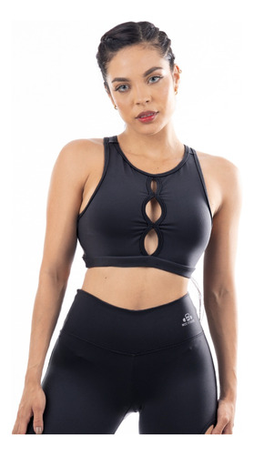 Top Emana Mystic - Negro / Mcc Fitness