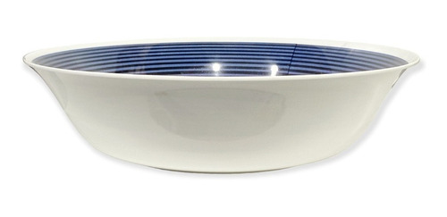 Bowl Ensaladera De Melamina 30x7.5 Cm Hermosos Diseños Color Azul