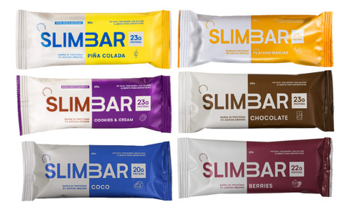 Slimbar Pack 6 Barras De Proteina Dietafitness