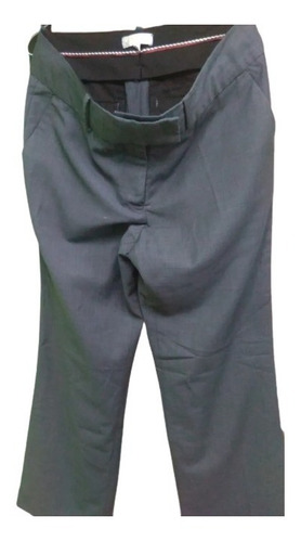 Pantalon De Vestir De Dama Gris  Talla 9/10 