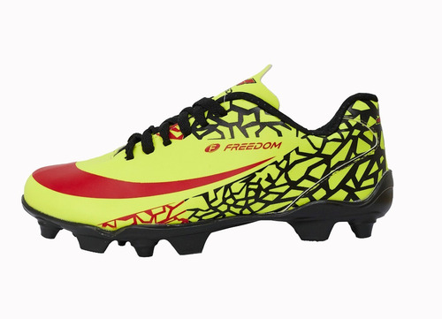 Imagen 3 de 9 de Botines Futbol Freedom Niños/as Society Cuero Sintetico