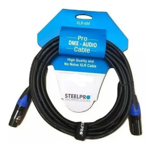 Imagen 1 de 6 de Cable Steelpro Xlr 10m Plus Cannon-jak Cannon Balanceado New