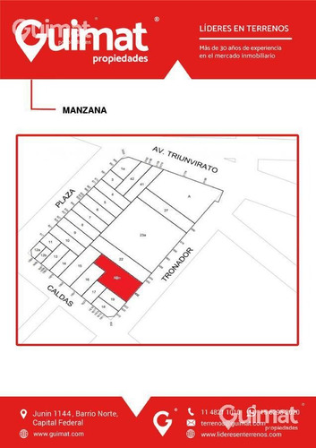 Imagen 3 de 11 de 20 Mts De Frente! - Villa Ortuzar - Lideres En Terrenos - Guimat Propiedades
