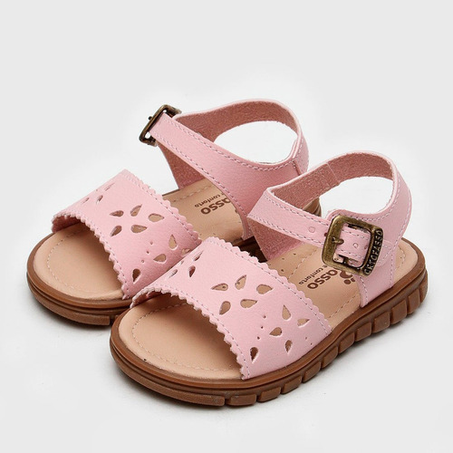 Imagem 2 de 7 de Sandália Infantil Ortopasso Anatômica Menina Rosa