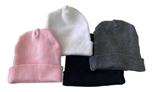 Kit 3 Touca Inverno Grossa Gorro Boina Lã Feminina Masculino