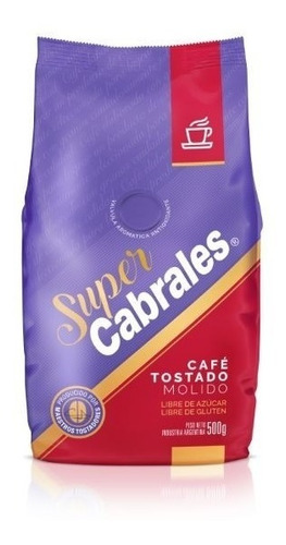 Café Super Cabrales Tostado Molido 500g Argentina Nuevo!