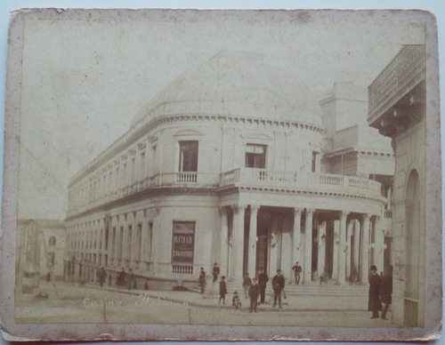 Foto Albúmina Teatro Solís Ca. 1890