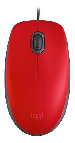 Mouse Logitech M110 Silent Red 1000 Dpi Pc Notebook Usb 