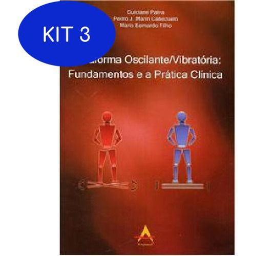 Kit 3 Livro Plataforma Oscilante/vibratória
