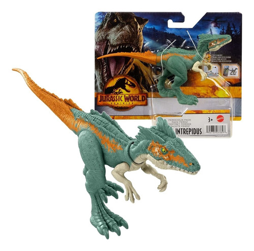 Dinosaurio Jurassic World Muñeco Pack Feroz Mattel Original