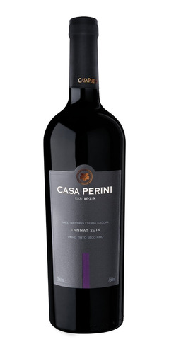 Vinho Tinto Tannat Seco Fino  750ml Casa Perini