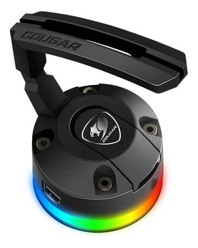 Soporte Gamer Para Mouse - Bungee Cougar Bunker Rgb Usb 2.0