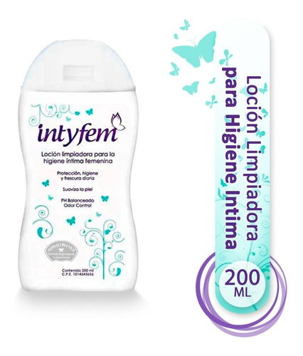 Loción Limpiadora Para Higiene Intima Intyfem 200 Ml