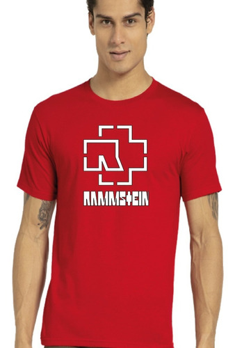 Polera Rammstein Metal Rock Algodón 100% Manga Corta