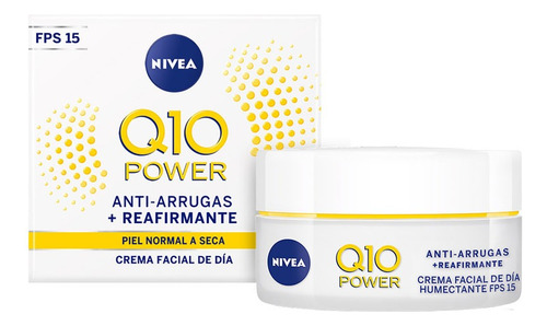 Crema Facial Antiarrugas Q10 Power Nivea Día Spf20 50ml Tipo