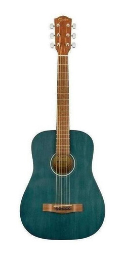 Fender Fa-15 Escala 3/4, Azul, Guitarra Acústica Con Gig Bag