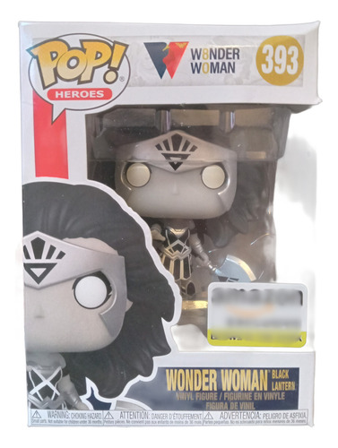 Funko Wonder Woman Black Lantern Glow Amazon Caja Dañada (Usado)