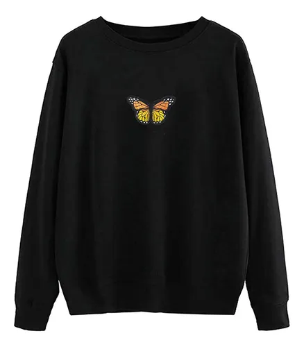 Hotkey Sudadera Moda Para Mujer Manga Larga Cuello Redondo M