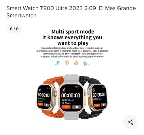 Smart Watch T900 Ultra Big 2.09 Infinite