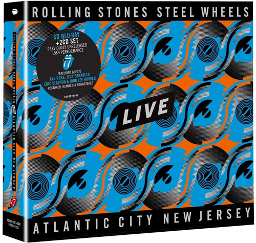 Rolling Stones Steel Wheels Live 2 Cd + Dvd Nuevo Original