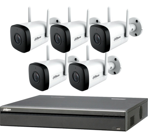 Kit Ip Seguridad Dahua 8 + 5 Camaras 4mp Wifi Con Audio