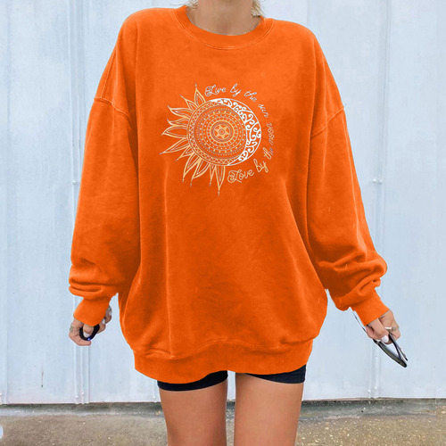 Blusa G A La Moda De Halloween Para Mujer, Casual, Manga Lar