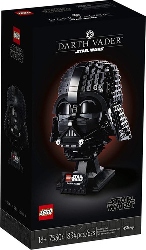 Lego® Star Wars - Casco De Darth Vader (75304) Cantidad de piezas 834