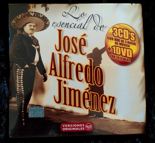 3 Cds Y 1 Dvd De José Alfredo Jiménez 