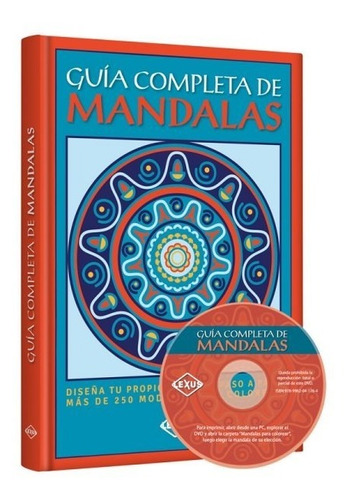 Libro Guía Completa De Mandalas - 250 Modelos - Lexus
