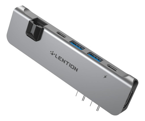 Hub Usb C Lention: Thunderbolt3, Carga Pd Y Datos