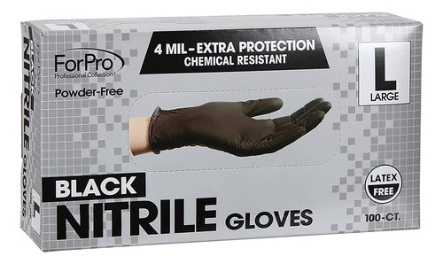 Forpro - Guantes Desechables De Nitrilo Resistentes A Químic