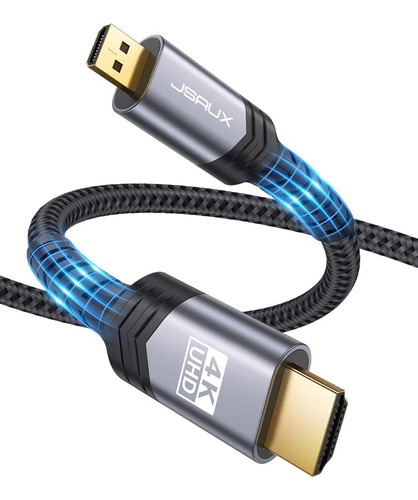 Cable Micro Hdmi A Hdmi Jsaux 4k De 10 Pies, Micro Hdmi A Hd