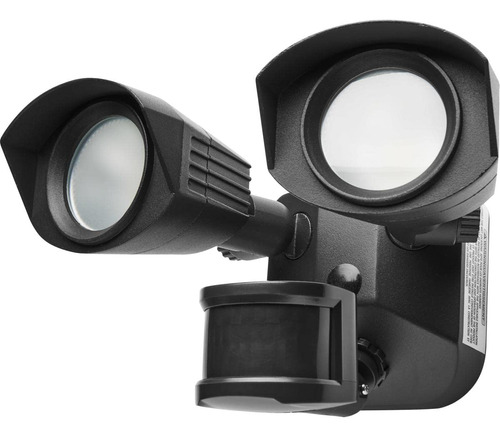 Nuvo 65/215 - Luz Led De Seguridad De Doble Cabezal, 3000 K,