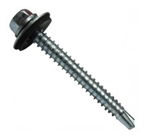 Tornillo Autoperforant 14x2 1/2 Bolsa X100 P Mecha C/arandel