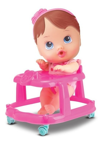 Boneca Bebê Baby Little Dolls Alive Andador - Divertoys