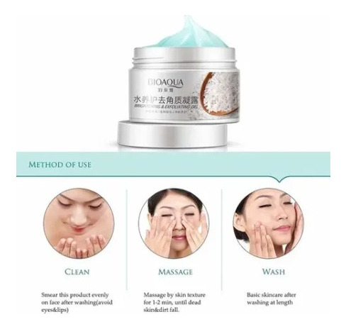 Gel Exfoliante Blanquea Piel Suaviza Hidrata Control Grasa