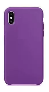 Capa Capinha Silicone Case Aveludada Para iPhone X / Xs