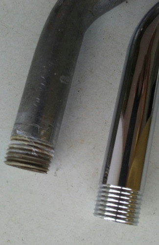 Niples 1/2 De 16 Centimetros Curvos Para Duchas (Usado)