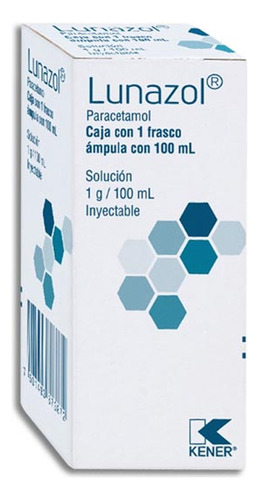 Lunazol Solución 1 G, 1 Frasco Ámpula 100 Ml