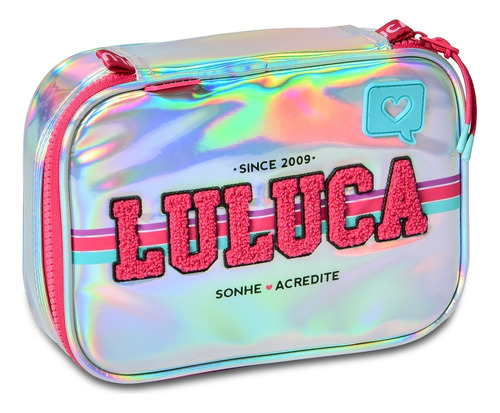 Estojo Lulula Lulike Box Escolar Holográfico - Clio