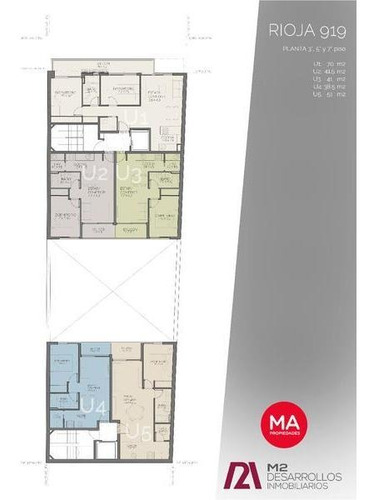 Imagen 9 de 12 de Departamento 1 Dormitorio Centro Rosario Edificio Amenities