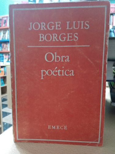 Obra Poetica - Borges - Usado - Devoto 