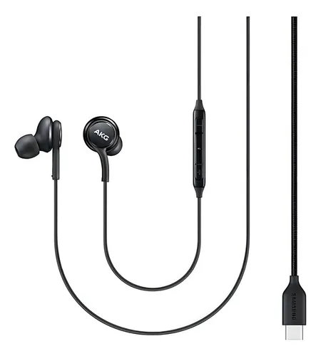 Audifonos Samsung Akg Tipo C Eo-ic100bbegus S20 S21 Note 20 Color Negro