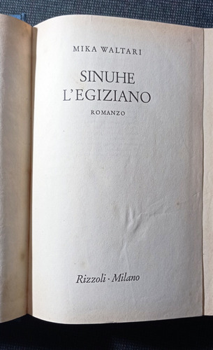 Sinuhe L'egiziano Mika Waltari