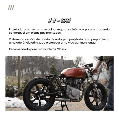 Pneu Mitas H-06 3.25-19 90/110-19 54p Tt Moto Antiga