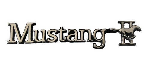 Emblema Mustang 2 Auto Clasico Metal Caballo