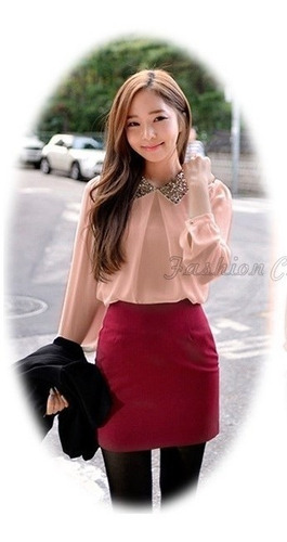 Imagen 2 de 5 de Blusa Palo Rosa Manga Larga Talla S Nueva Importada En Stock