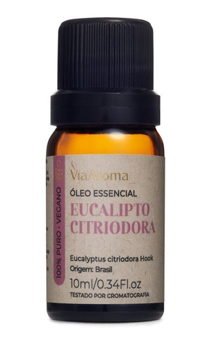 Óleo Essencial Eucalipto Citriodora 100% Puro Via Aroma 10ml