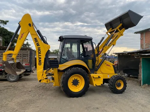 Retro Excavadora New Holland B95b Pajarita
