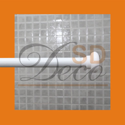 Barral De Baño Extensible Blanco 60 A 110 Cm - Sd Deco